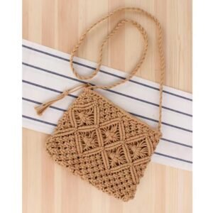 One piece dropshipping, clutch wallet, dinner bag, shoulder bag, cotton rope cut-out bag, casual bag, woven bag, crossbody bag